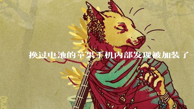 换过电池的苹果手机内部发现被加装了一个部件，有大佬知道这是干什么的吗?